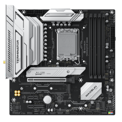 MAXSUN MS-Terminator B860M WIFI, LGA1851, B860, 4*DDR5, 4*SATA3, 3*M.2, USB 3.2, USB 2.0, Type-C, 1*PCIEx16, 1*PCIex4, 1*PCIex1, HDMI+DP, mATX