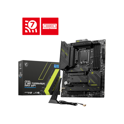 MSI MAG Z790 TOMAHAWK MAX WIFI Z790,LGA1700,4DDR5,2PCI-Ex16,1PCI-Ex1,4M.2,8SATA3,1USB3