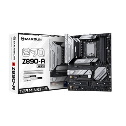 MAXSUN MS-Terminator Z890-A WIFI, LGA1851, Z890, 4*DDR5, 4*SATA3, 4*M.2, USB 3.2, USB 2.0, Type-C, 4*PCIEx16, HDMI+DP, ATX