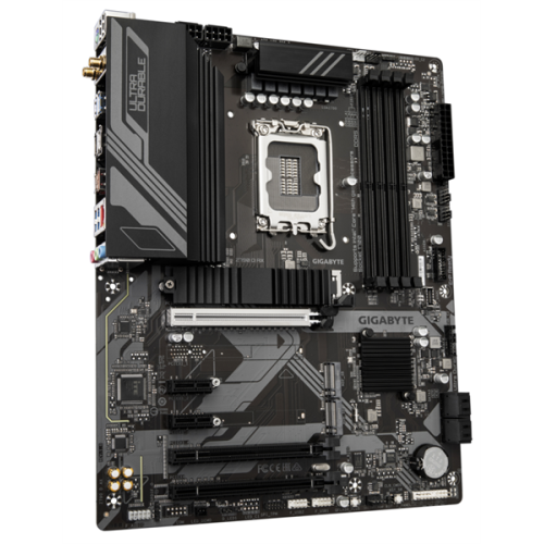 GIGABYTE Z790 D AX, LGA1700, Z790, 4*DDR5, 4*SATA, 4*M.2, 5*USB 3.2, 2*USB 2.0, Type-C, 3*PCIx16, 1*PCIx1, HDMI+DP, ATX