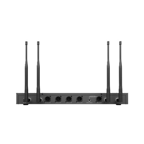 DSPPA Беспроводной приемник   Четырехканальный дизайн PLL. Функция автоматической связи с цифровой блокировкой PLL канала UHF200. С экраном дисплея (для отображения частоты, канала, шумоподавления,