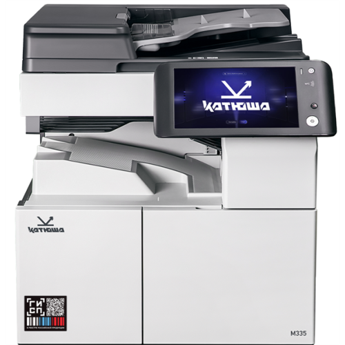 Катюша M335 принтер/копир/сканер, А3. 35 стр/мин Ч/Б А4, 1200 dpi, 1,2ГГц, 2 ГБ, USB, 10.1