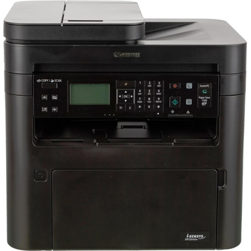 Canon i-SENSYS MF264dw, А4, ч/б, печ. 28 стр/мин., скан. до 20 стр/мин (ч/б) 15 стр/мин (цвет), 1200 x 1200 dpi (принтер) 600x600dpi (сканер), USB, RJ-45, Wi-Fi