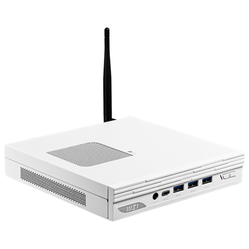 MSI Pro DP10 12M Mini Core i3-1215U (1.2GHz), 16Gb (8GBx2) DDR4 SO-DIMM, 512GB SSD M.2, Intel Graphics, noDVD, WiFi, BT, 120W, VESA, VGA, noOS, 1y war-ty, White