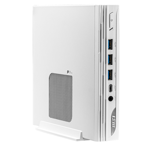 MSI Pro DP10 12M Mini Core i3-1215U (1.2GHz), 16Gb (8GBx2) DDR4 SO-DIMM, 512GB SSD M.2, Intel Graphics, noDVD, WiFi, BT, 120W, VESA, VGA, noOS, 1y war-ty, White