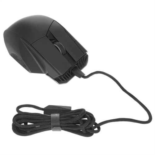 ASUS ROG SPATHA X, 168g, Wired (Type-C)+2.4GHz RF, 19K DPI Sensor, 12 Programable buttons, Black