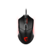 Gaming Mouse MSI CLUTCH GM08, Wired, DPI 3200 (max. 4200 by software), Red lighting, Adjustable Weight system, 92g (w/o weights & cable), black