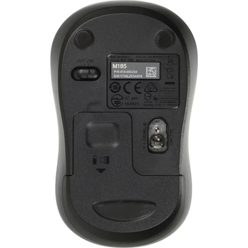 Logitech Wireless Mouse M185, Swift Grey, CN, [910-002238/910-002252]