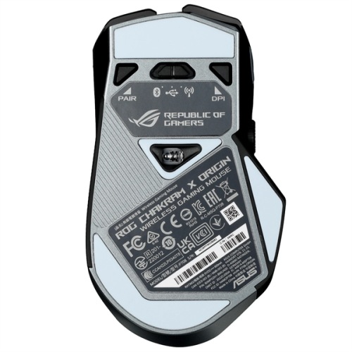 ASUS ROG CHAKRAM X ORIGIN, 123g, 2.4GHz RF, Bluetooth 5.2, 36K DPI sensor, 11 programmable buttons, Black