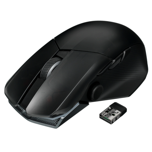 ASUS ROG CHAKRAM X ORIGIN, 123g, 2.4GHz RF, Bluetooth 5.2, 36K DPI sensor, 11 programmable buttons, Black