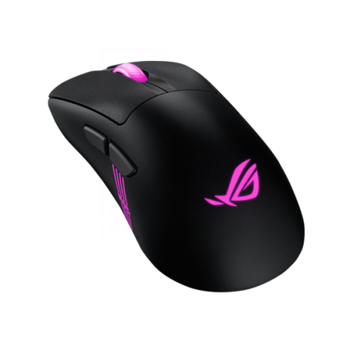 ASUS ROG KERIS II ORIGIN, 54g, Wired, 2.4GHz RF, Bluetooth 5.1, 42K DPI sensor, 5 Programmable Buttons, Black