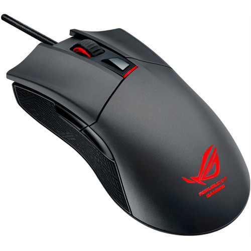 ASUS ROG GLADIUS II CORE, 92,5g, Wired, 6,2K DPI Sensor, 6 Programmable Buttons, Black