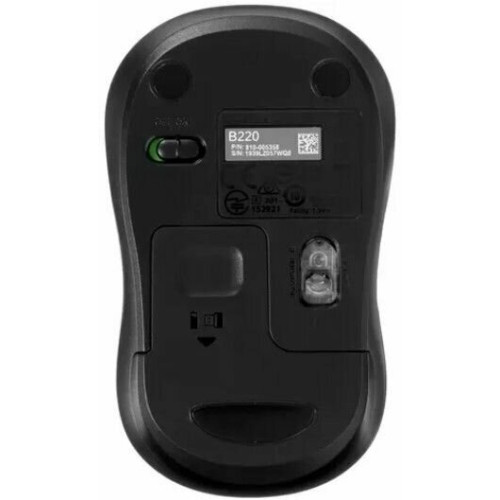 Logitech Wireless Mouse B220, Silent, Black, CN, [910-004881/910-005553]
