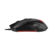 Gaming Mouse MSI CLUTCH GM08, Wired, DPI 3200 (max. 4200 by software), Red lighting, Adjustable Weight system, 92g (w/o weights & cable), black