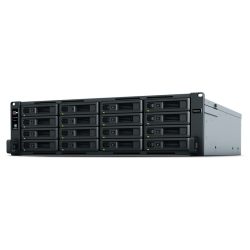 Synology 3U 8C2,1Ghz/16Gb (64)/RAID0,1,10,5,6/upto16HP HDDs SATA(3,5'or2,5')upto 40 with 2xRX1217(RP)/2xUSB/4xGE+2x10GE/2xPCIe/iSCSI/2xIPcam(upto90)/2xRPS/no rail/1YW' repl RS4017xs+