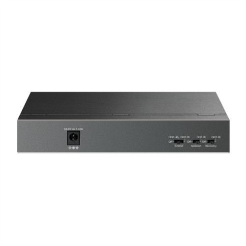 TP-Link LS109P, Настольный коммутатор с 9 портами 10/100 Мбит/с (8 портов PoE+), 802.3af/at, бюджет PoE — 63 Вт, до 250 метров