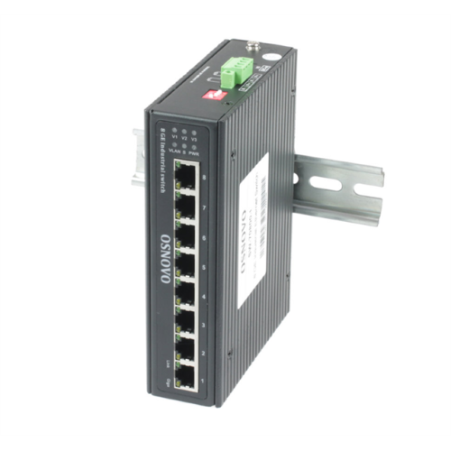 OSNOVO SW-70800-I Промышленный коммутатор Gigabit Ethernet на 8GE RJ45 портов. Порты: 8 x GE (10/100/1000Base-T). Встроенная грозозащита 6кВ. Питание: 3 x входа DC12-57V(6W). БП в комплект НЕ входит.