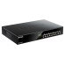 D-Link Unmanaged Switch 8x1000Base-T PoE, PoE Budget 125W, metal case