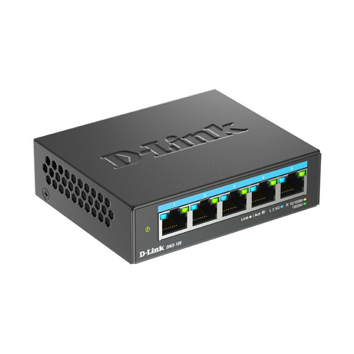 D-Link Коммутатор, 5x2.5GBase-T, корпус металл