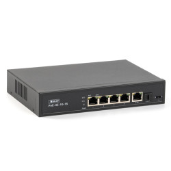 (4084) SKAT PoE-4E-1G-1S коммутатор PoE Plus, мощность 80Вт, порты: 4-Ethernet, 1-Uplink, 1-SFP