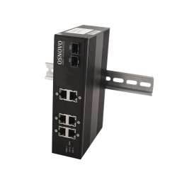 OSNOVO SW-8062/IC Промышленный PoE коммутатор Gigabit Ethernet на 8 портов. Порты: 6 x GE (10/100/1000Base-T) с PoE (до 25W) + 2 x GE SFP (1000Base-X). Вход для резервного питания. Встроенная грозозащ