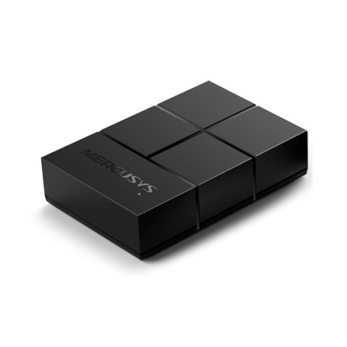 MERCUSYS 5-портовый гигабитный настольный коммутатор, 5 гигабитных портов, пластиковый корпус