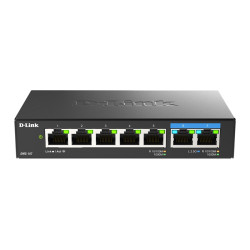 D-Link Коммутатор, 5x1000Base-T, 2x2.5GBase-T, корпус металл