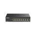 D-Link Коммутатор, 8x2.5GBase-T PoE 802.3bt 90 Вт, PoE-бюджет 230 Вт, корпус металл