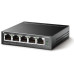 TP-Link TL-SF1005LP, 5-портовый 10/100 Мбит/с неуправляемый коммутатор с 4 портами PoE, металлический корпус, бюджет PoE — 41 Вт. TP-Link TL-SF1005LP, 5-портовый 10/100 Мбит/с неуправляемый коммутатор с 4 портами PoE, металлический корпус, бюджет PoE — 41 Вт.