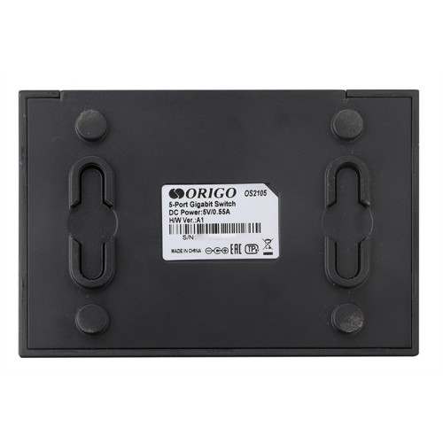 ORIGO Неуправляемый коммутатор, 5x1000Base-T, корпус пластик