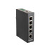 D-Link DIS-100E-5W/A1A, L2 Unmanaged Industrial Switch with 5 10/100Base-TX ports.1K Mac address, 802.3x Flow Control, Stand-alone, Auto MDI/MDI-X for each port, D-link Green technology, Metal case,
