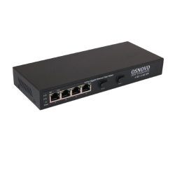 OSNOVO SW-7042 Коммутатор Gigabit Ethernet на 4 RJ45 + 2 SFP. Порты: 4 x GE (10/100/1000Base-T), 2 x GE SFP (1000Base-FX). В комплекте БП DC12V(1A). Встроенная грозозащита 3кВ. Возможно крепление на с