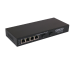 OSNOVO SW-7042 Коммутатор Gigabit Ethernet на 4 RJ45 + 2 SFP. Порты: 4 x GE (10/100/1000Base-T), 2 x GE SFP (1000Base-FX). В комплекте БП DC12V(1A). Встроенная грозозащита 3кВ. Возможно крепление на с