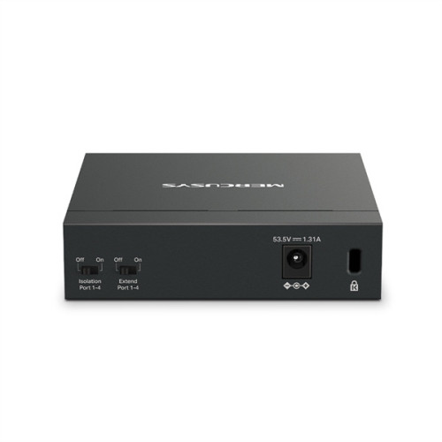 Mercusys MS105GP, настольный коммутатор с 5 гигабитными портами (4 порта PoE+)