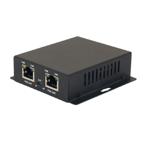 OSNOVO SW-8030/D(90W) PoE Удлинитель/Коммутатор Gigabit Ethernet на 3 RJ45 порта. Порты: 1 х GE (10/100/1000 Base-T) с поддержкой BT PoE (до 90W), 1 х GE (10/100/1000 Base-T) с поддержкой PoE (до 30W)