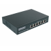 OSNOVO SW-20600/A(80W) Passive PoE коммутатор Fast Ethernet на 6 портов. Порты: 4 х FE (10/100 Base-T, 52V 4,5(+) 7,8(–)) совместимы с PoE (IEEE 802.3af/at), 2 x FE (10/100 Base-T) Uplink. Совместим с
