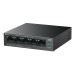 TP-Link LS105LP, Настольный коммутатор с 5 портами 10/100 Мбит/с (4 порта PoE), 802.3af, бюджет PoE — 41 Вт, до 250 метров