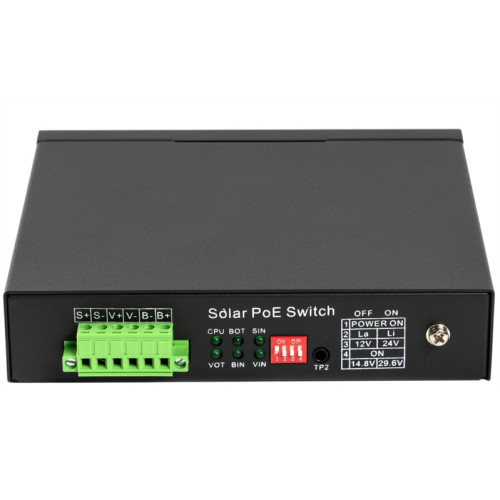 (4086) SKAT PoE-UPS-5E-1S бесперебойный POE коммутатор, мощность 75Вт, порты: 5-Ethernet, 1-SFP