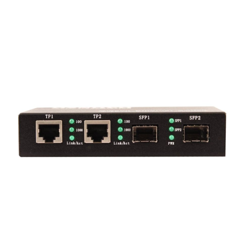 OSNOVO SW-70202 Неуправляемый коммутатор Gigabit Ethernet на 4 порта. Порты: 2 x GE (10/100/1000Base-T), 2 x GE SFP (1000Base-FX). В комплекте БП DC5V(2A). Размеры (ШхВхГ): 145x27х85 мм. Рабочая темпе