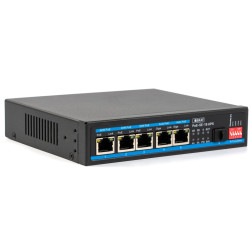(4086) SKAT PoE-UPS-5E-1S бесперебойный POE коммутатор, мощность 75Вт, порты: 5-Ethernet, 1-SFP