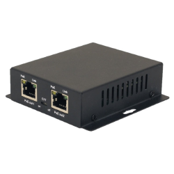 OSNOVO SW-8030/D PoE удлинитель/ коммутатор Gigabit Ethernet на 3 RJ45 порта. Порты: 2 х GE (10/100/1000 Base-T) с поддержкой PoE (до 28W) + 1 x GE (10/100/1000 Base-T) Uplink с поддержкой питания по