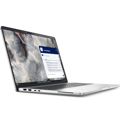 DELL 16 Pro Plus  Ultra 7 268V  16” 16:10 QHD+ (2560 x 1600),120Hz,IPS,Non-Touch, AG,300 nit,32GB LPDDR5,1TB SSD Intel  Arc graphics,Backlit,FPR,3cell 55Wh,2y,Linux,1,9kg,Alum/Platin Silver,KB /Eng