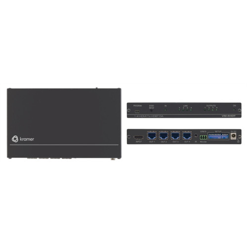 Kramer VM-4HDT Передатчик HDMI по витой паре HDBaseT с четырьмя выходами; до 70 м, поддержка 4К60 4:2:0