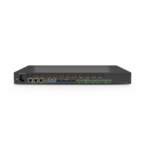 Коммутатор матричный, бесподрывный 4K60Hz, 8x4 | 7 HDMI & 1 USB-C вход | 4 HDMI выхода | аудио DSP, микшер | DANTE | Dolby Vision | HDR | CEC