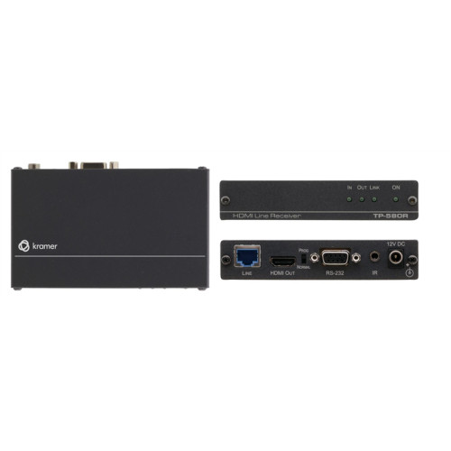 Kramer TP-580R Приёмник HDMI, RS-232 и ИК по витой паре HDBaseT; до 70 м, поддержка 4К60 4:2:0