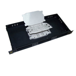 Кросс оптический LANMASTER настенный, металлический, на 8 SC адаптеров