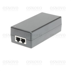 OSNOVO Midspan-1/650GA PoE-инжектор Gigabit Ethernet на 1 порт, мощностью до 65W. Совместим с оборудованием PoE IEEE 802.3af/at/bt. Мощность PoE на порт - до 65W. Напряжение PoE - 52V(конт. 1,2,4,5(+)