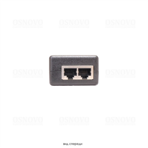 OSNOVO Midspan-1/300GA PoE-инжектор Gigabit Ethernet на 1 порт, мощностью до 30W. Совместим с оборудованием PoE IEEE 802.3af/at. Мощность PoE на порт - до 30W. Напряжение PoE - 48V(конт. 4,5(+), 7,8(-