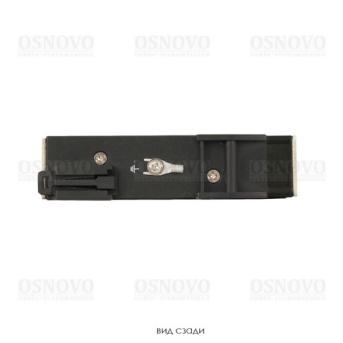 OSNOVO SP-IP/1000PD Устройство грозозащиты для локальной вычислительной сети (скорость до 1000 Мбит/с) с защитой линий PoE (af/at, методы A + B, контакты 1/2, 3/6, 4/5, 7/8). Двухступенчатая защита. М