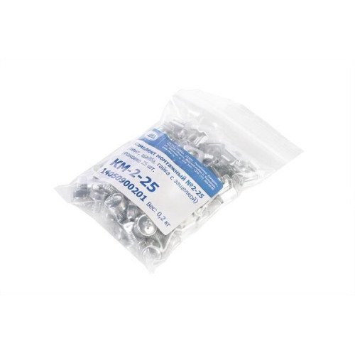 ЦМО Комплект монтажный № 2 (винт, шайба, гайка с защелкой), упаковка 25 шт.